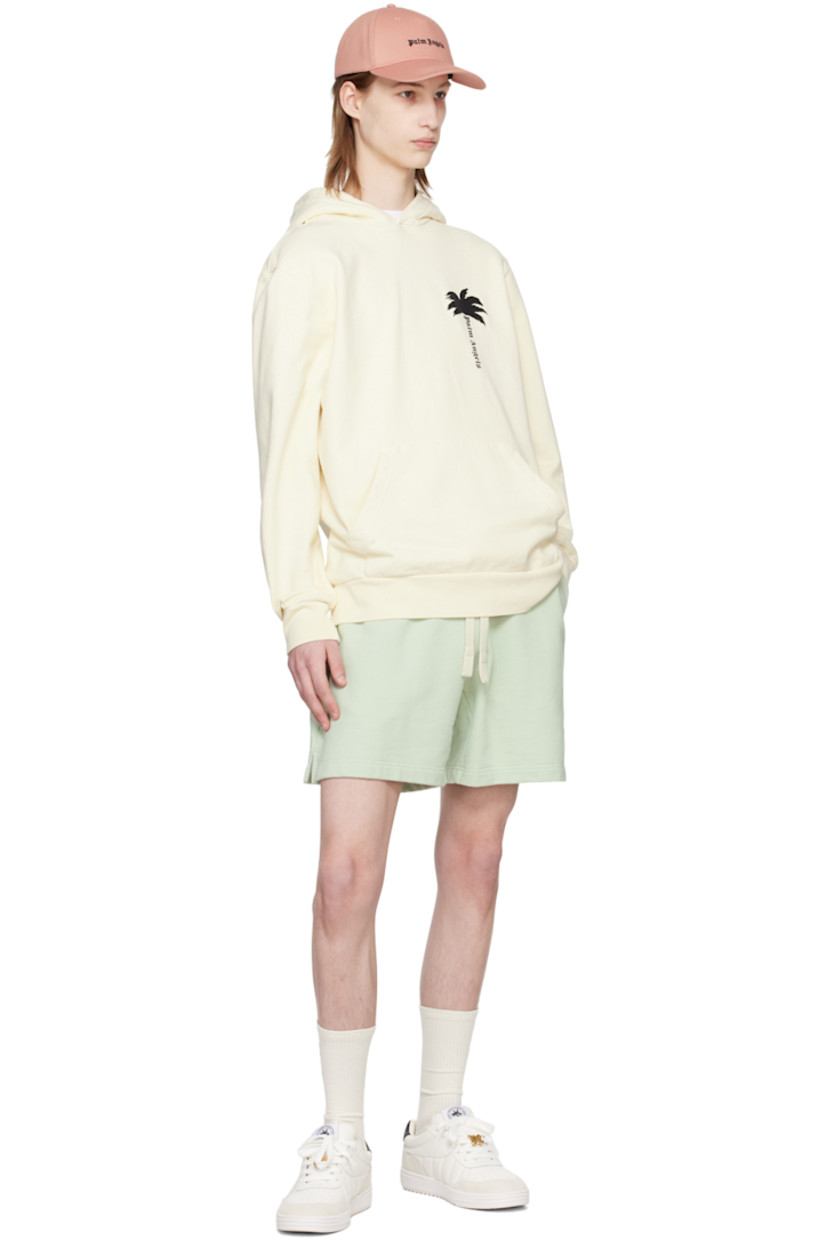French terry shorts. 

· Drawstring at elasticized waistband
· Two-pocket styling
· Logo embroidered at cuff
· Vented outseams
· Partial jersey lining

Supplier color: Mint/Mint