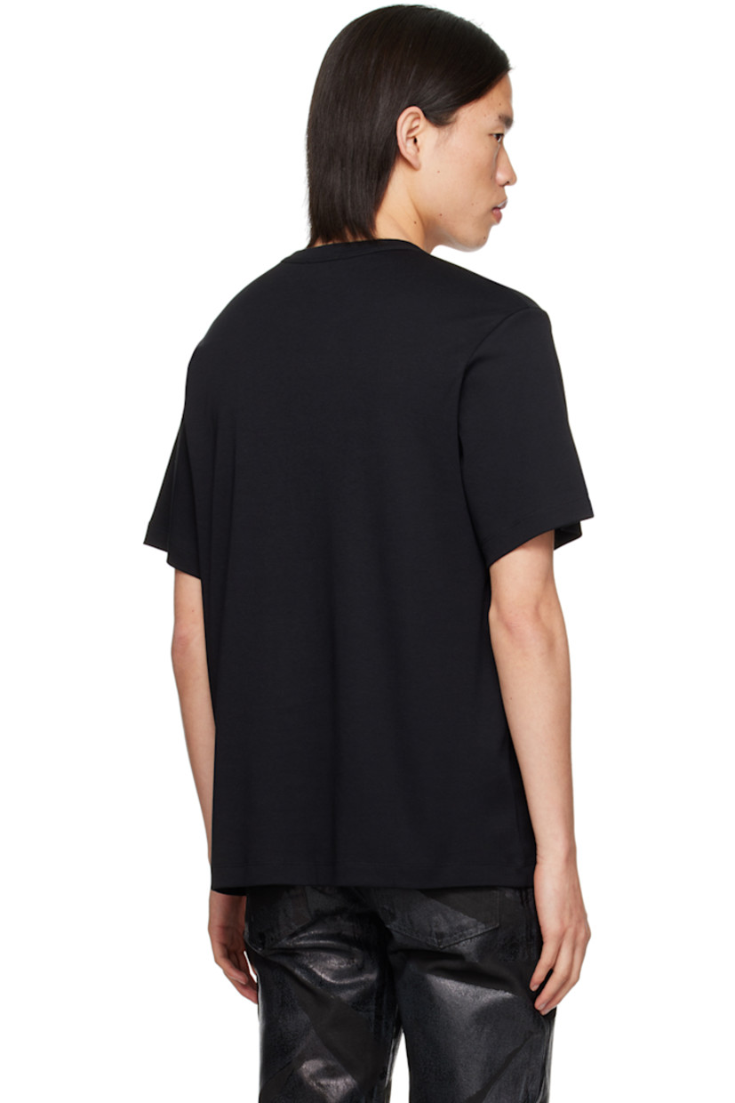 Heavyweight cotton jersey T-shirt.

· Rib knit crewneck
· Logo embroidered at chest

Supplier color: Black