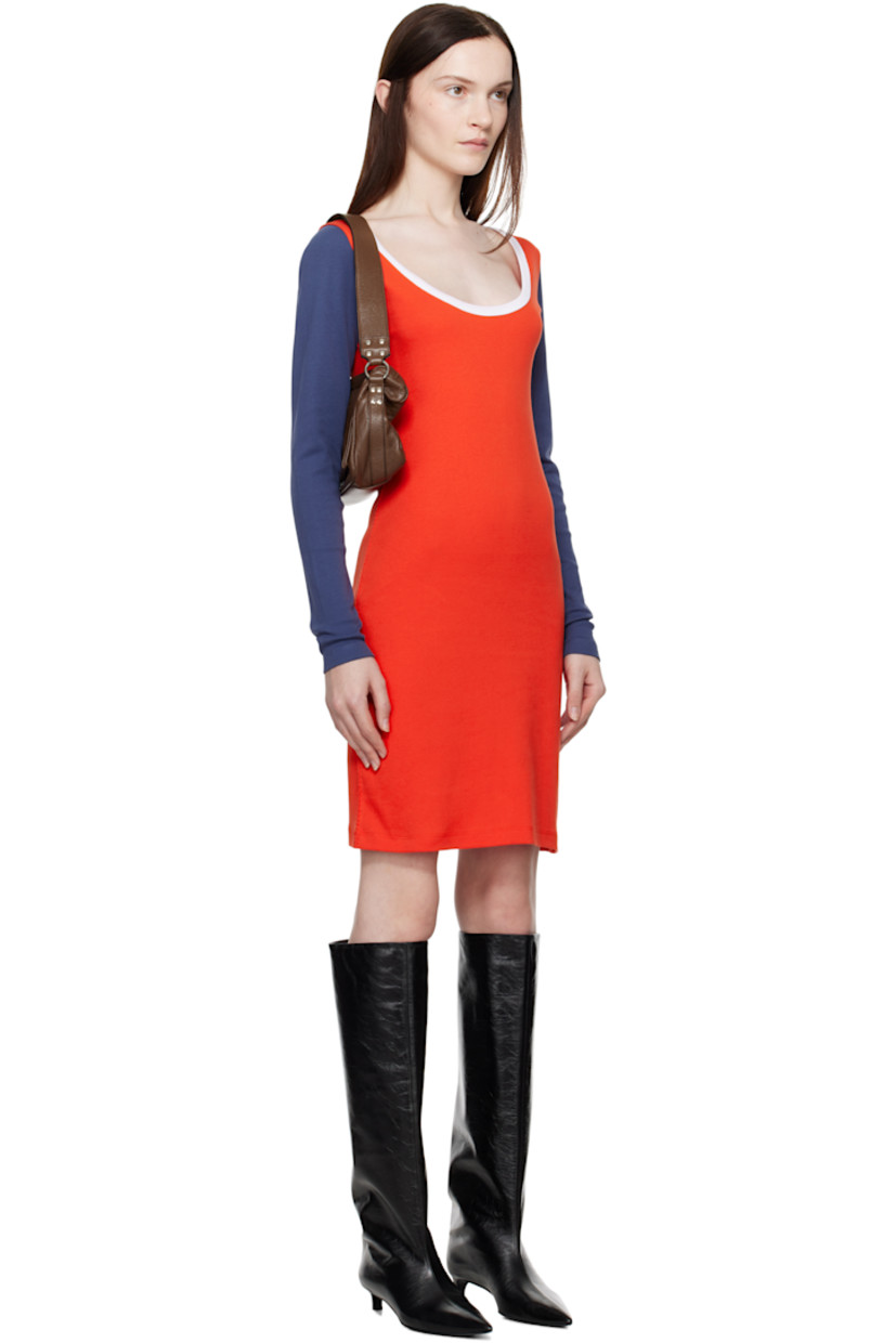 GOTS-certified organic cotton jersey minidress.

· Slim-fit and lightweight
· Rib-knit scoop neck
· Picot trim at side seams and sleeves
· Logo embroidered at back

Supplier color: Bleu/Blanc/Rouge