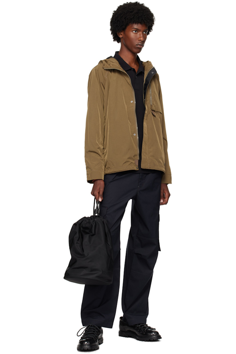Stretch cotton-blend poplin cargo pants. 

· Belt loops
· Five-pocket styling
· Zip-fly
· Cargo pocket at outseams
· Logo patch at back 
· Contrast stitching in gray and red 

Supplier color: Blues