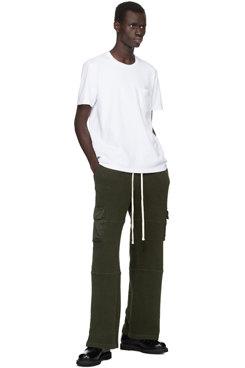 Heavyweight cotton jersey T-shirt.

· Rib-knit crewneck
· Patch pocket

Supplier color: White