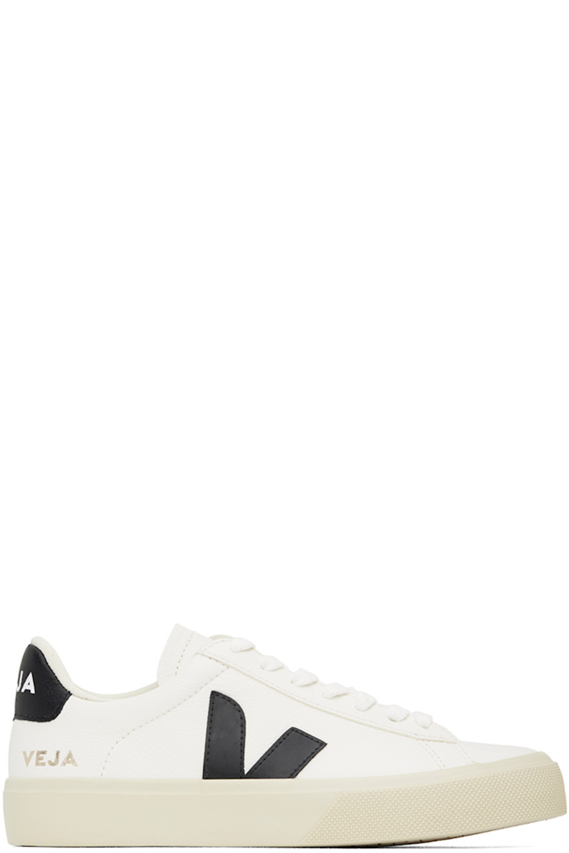 Low-top ChromeFree grained leather sneakers in white.

· Lace-up closure
· Logo embossed at padded tongue
· Padded collar
· Logo stamp at outer side
· Rubberized logo appliqué at sides
· Logo printed at heel tab
· Recycled mesh lining
· Treaded rubber sole

Supplier color: White/Black