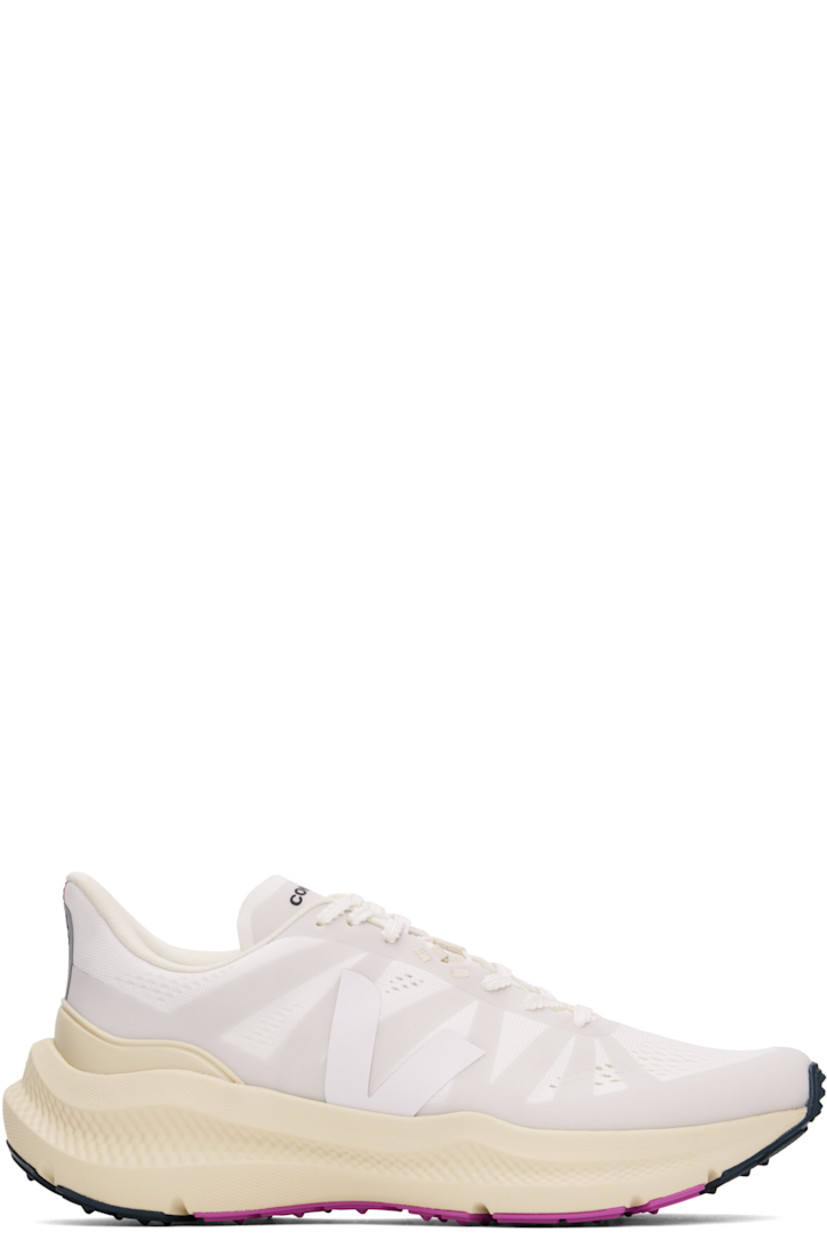 Low-top Kenton Engineered recycled mesh sneakers in white.

· Perforated detailing and bonded trim throughout
· Lace-up closure
· Text printed at tongue
· Padded collar
· Logo graphic bonded at sides
· Reflective logo printed at heel
· EVA foam rubber midsole
· Treaded rubber sole

Supplier color: Full white