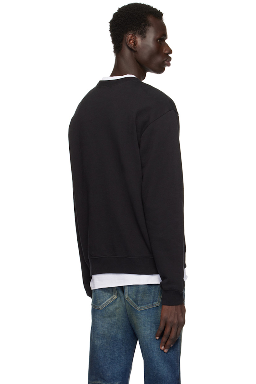 French terry sweatshirt.

· Rib-knit crewneck, hem, and cuffs
· Dropped shoulders

Supplier color: Black