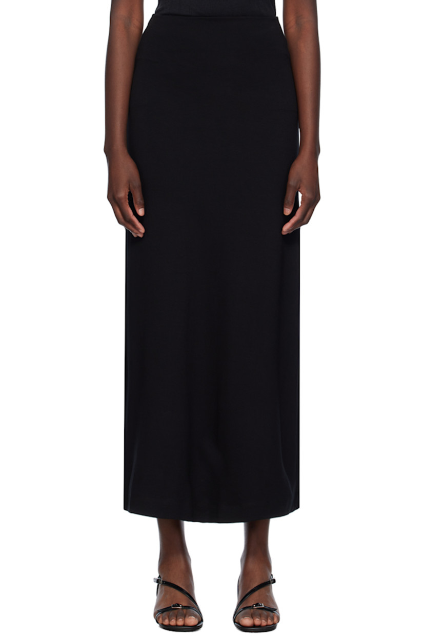 Stretch viscose-blend ponte jersey skirt.

· High-rise
· Flared hem

Supplier color: Black
