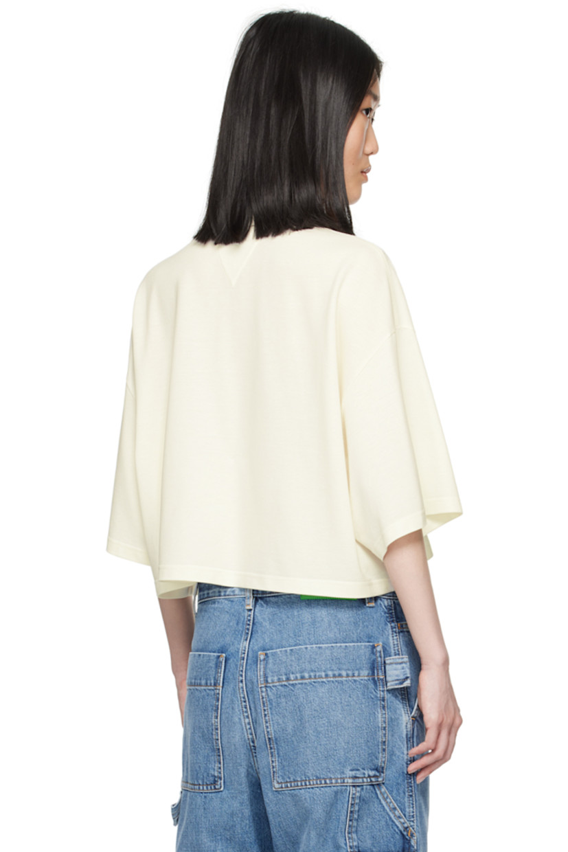 Cotton- and lyocell-blend piqué polo.

· Spread collar
· Three-button placket
· Logo embroidered at front
· Cropped hem
· Dropped shoulders

Supplier color: Dove