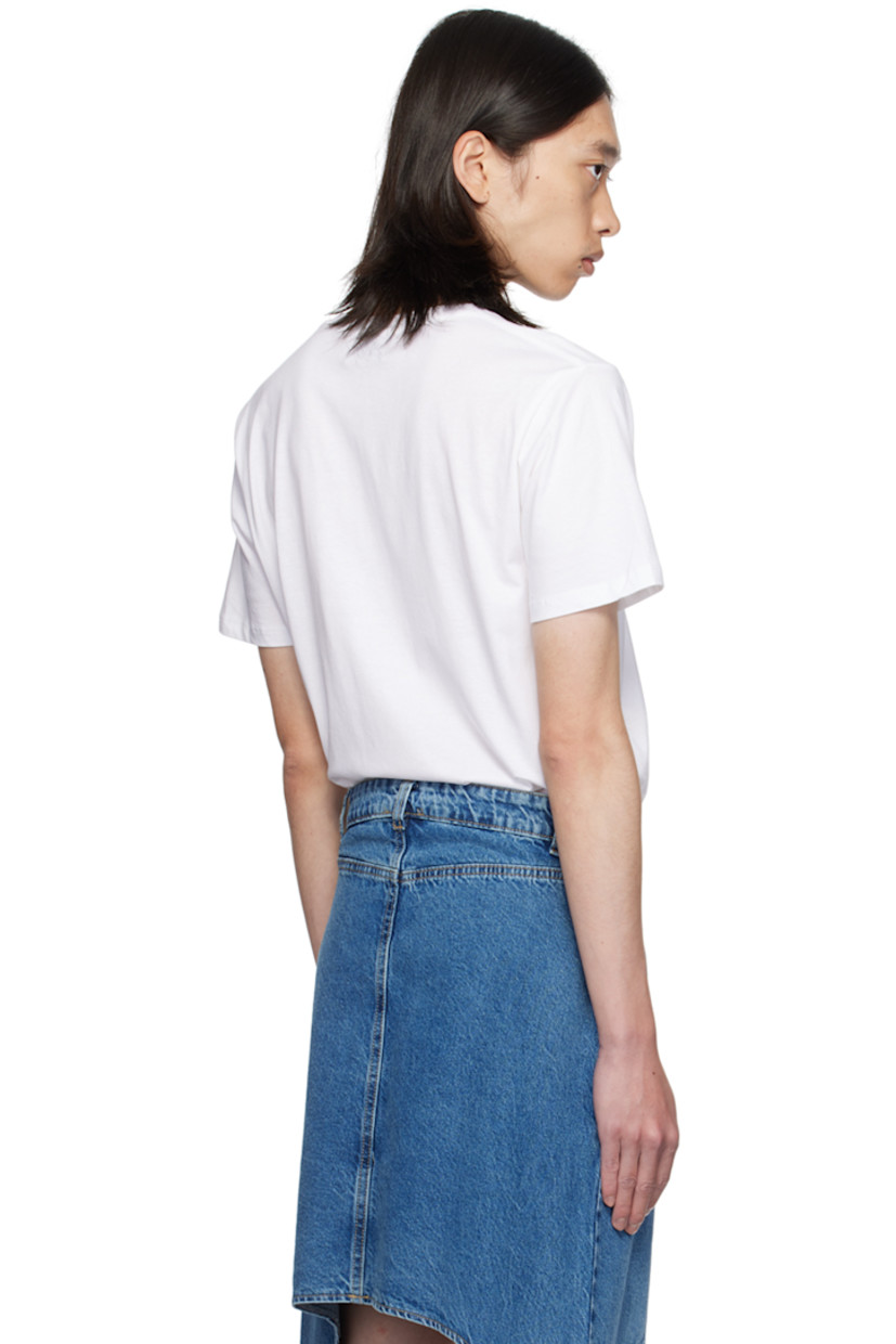 OEKO-TEX® Standard 100-certified organic cotton jersey T-shirt.

· Rib knit crewneck
· Graphic printed at front

Supplier color: White