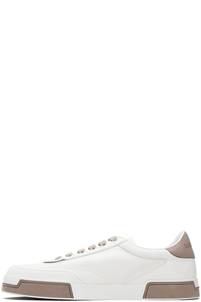 Low-top buffed lambskin and calfskin nubuck sneakers. 

· Lace-up closure
· Padded tongue and collar
· Logo embossed at tongue and heel tab
· Lambskin and goatskin lining
· Logo embossed at midsole 
· Treaded rubber sole 

Supplier color: Multicolor