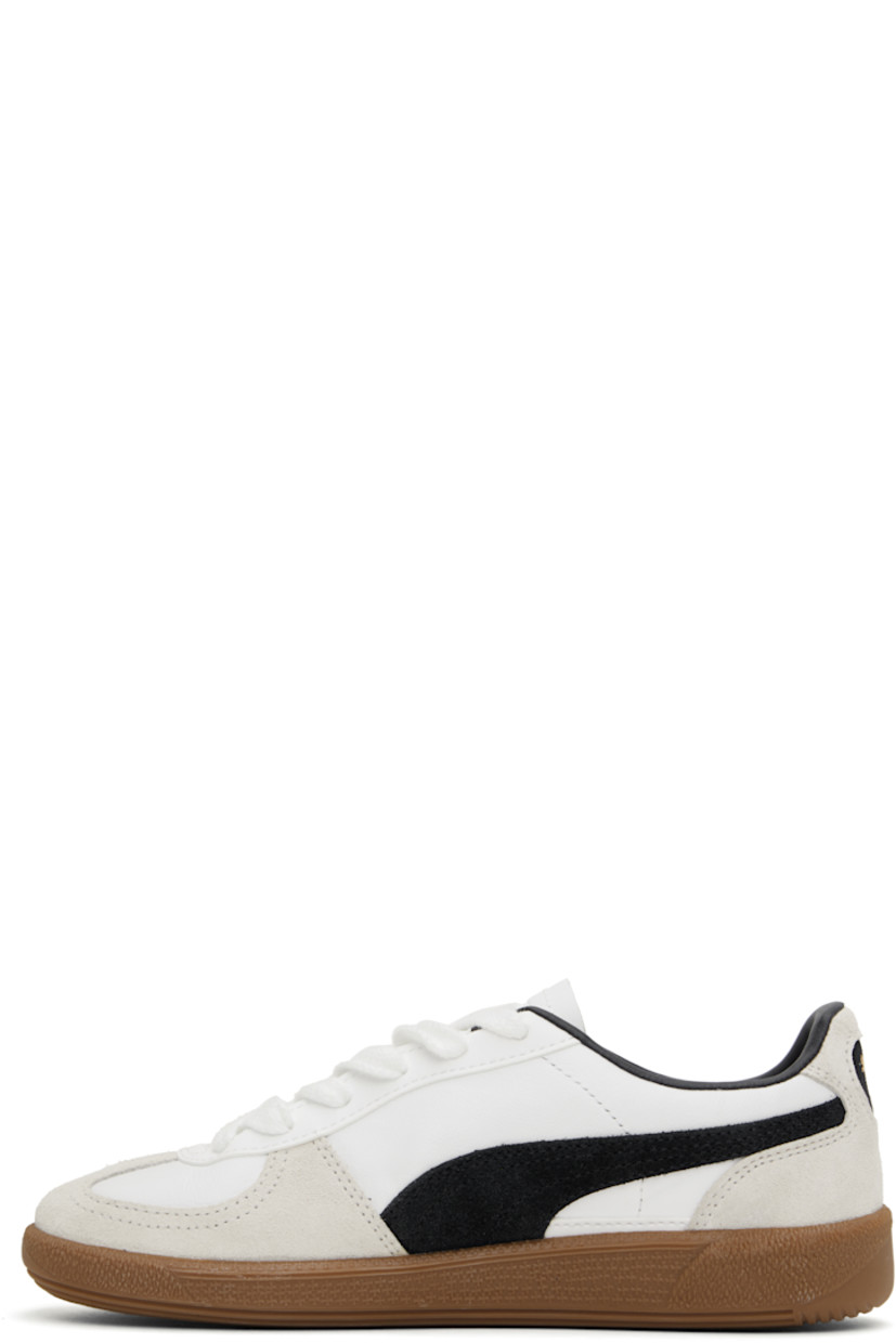 Low-top LWG-certified buffed leather and suede sneakers in white, gray, and black.

· Lace-up closure
· Logo embossed at tongue and midsole
· Padded collar
· Formstrip at sides
· Logo flag at outer side
· Logo stamp at heel tab
· Buffed faux-leather lining
· Treaded crêpe-rubber sole

Supplier color: PUMA white/Vapor gray/Gum