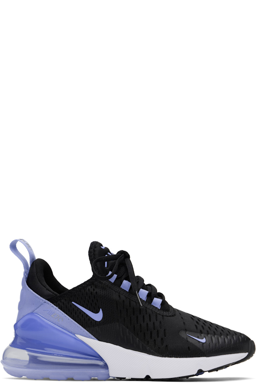 Low-top mesh sneakers in black and blue.

· Bonded trim at toe and sides
· Lace-up closure
· Logo bonded at tongue and heel
· Padded tongue and collar
· Swoosh bonded at sides
· Pull-loop at heel collar
· Mesh lining
· Max Air unit at rubber midsole
· Treaded rubber sole

Please note that this item may be shipped only within North America.

Supplier color: Black/Royal pulse