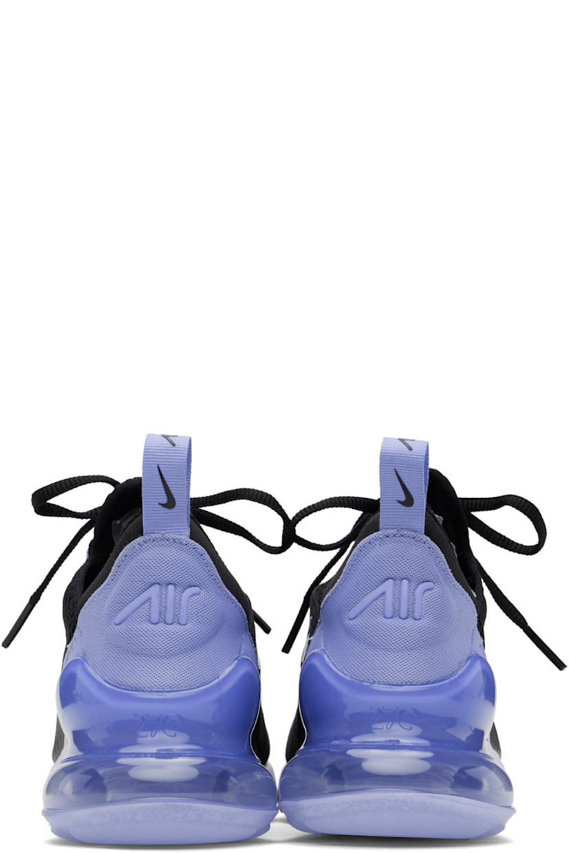 Low-top mesh sneakers in black and blue.

· Bonded trim at toe and sides
· Lace-up closure
· Logo bonded at tongue and heel
· Padded tongue and collar
· Swoosh bonded at sides
· Pull-loop at heel collar
· Mesh lining
· Max Air unit at rubber midsole
· Treaded rubber sole

Please note that this item may be shipped only within North America.

Supplier color: Black/Royal pulse