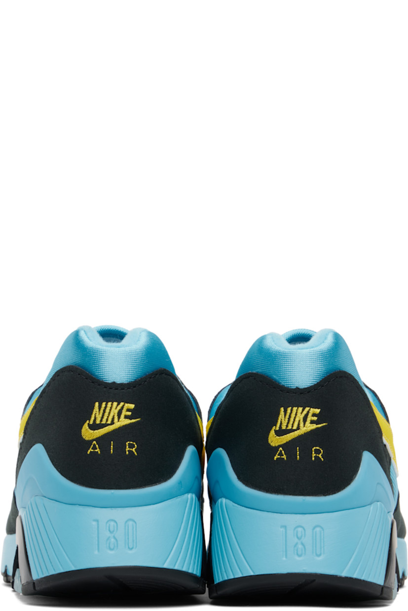 Low-top mesh and suede sneakers in blue and black.

· Lace-up closure
· Logo printed at tongue
· Padded collar
· Swoosh appliqué at sides
· Logo embroidered at heel counter
· Fleece lining
· Air Max unit at rubber midsole
· Treaded rubber sole

Please note that this item may be shipped only within North America.

Supplier color: Black/Baltic blue