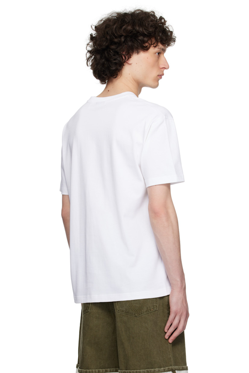 Loose-fit organic cotton interlock jersey T-shirt.

· Rib-knit crewneck
· Logo bonded at chest
· Dropped shoulders

Supplier color: White