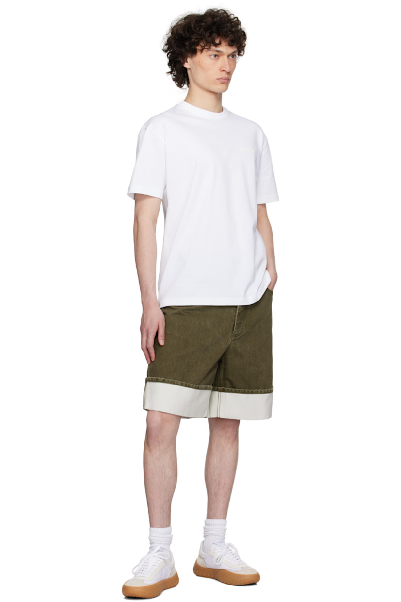 Loose-fit organic cotton interlock jersey T-shirt.

· Rib-knit crewneck
· Logo bonded at chest
· Dropped shoulders

Supplier color: White
