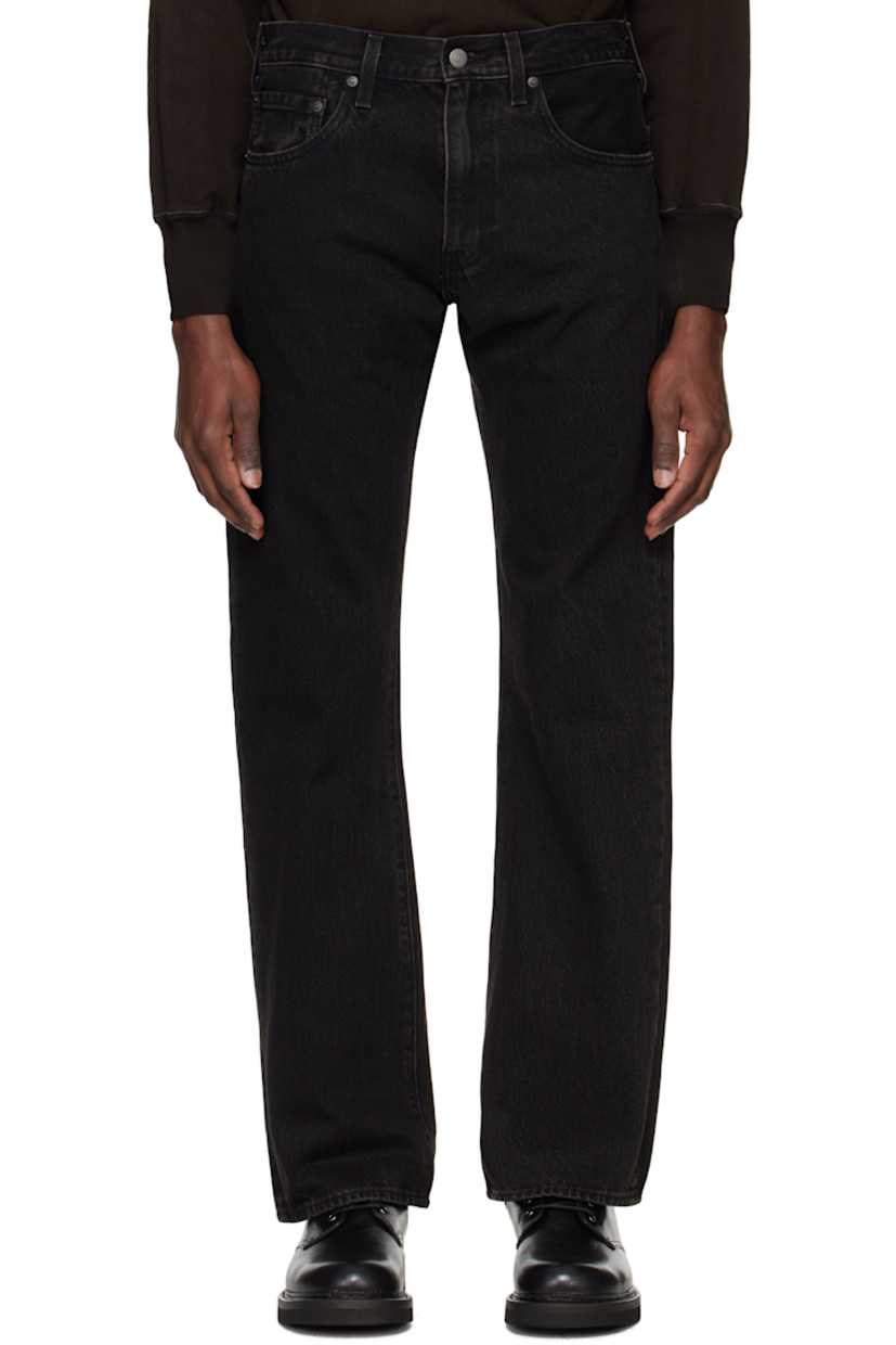 Slim-fit and bootcut non-stretch denim jeans. Subtle fading and distressing throughout.

· Belt loops
· Five-pocket styling
· Zip fly
· Leather logo patch at back waistband
· Logo flag at back pocket
· Logo-engraved antiqued silver-tone hardware

Supplier color: Welcome to the rodeo/Black