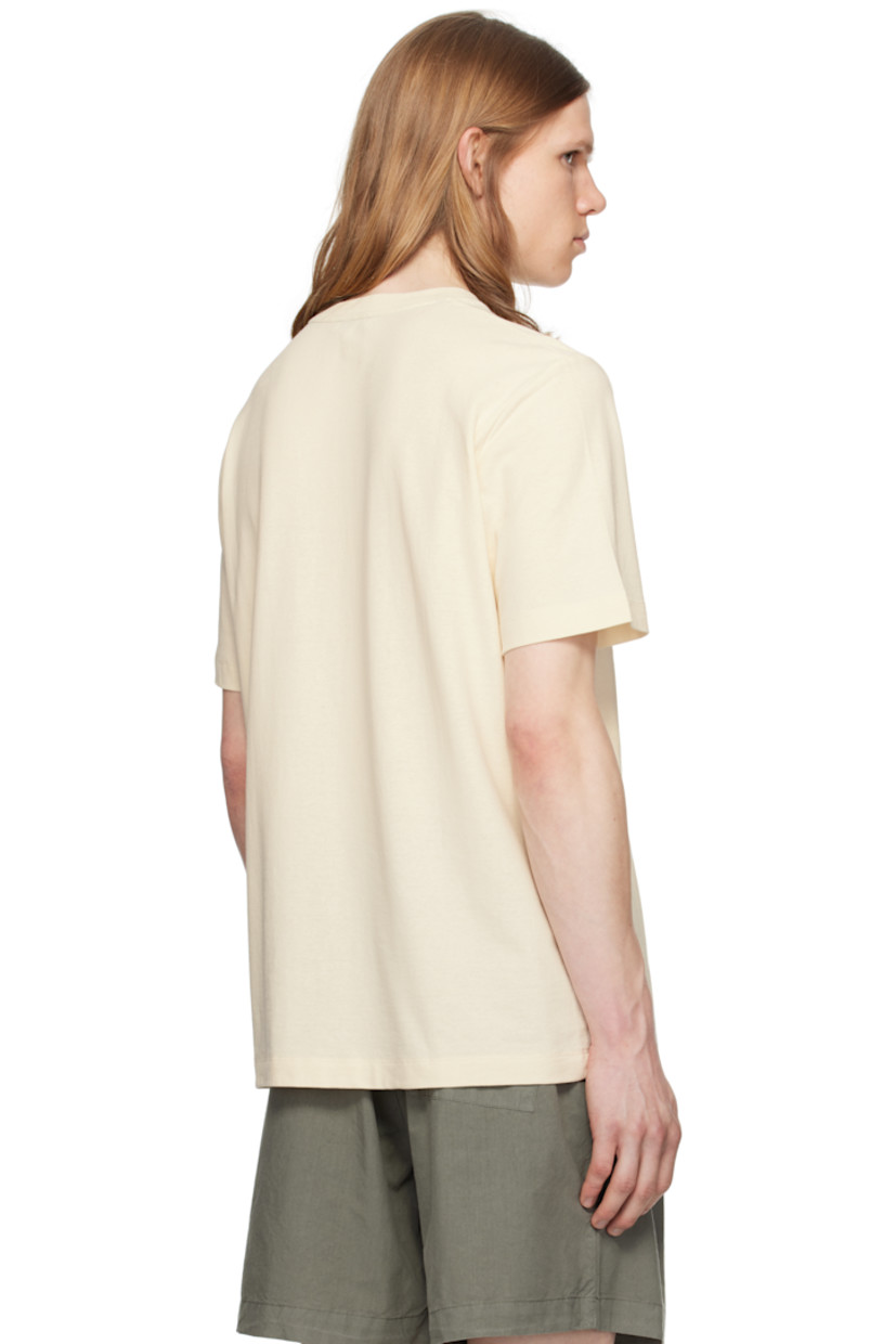 180 gsm cotton crêpe T-shirt. Rib-knit crewneck.

Supplier color: Ecru