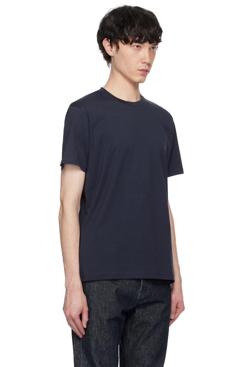 Extra-long staple supima cotton jersey T-shirt. Crewneck.

Supplier color: Navy
