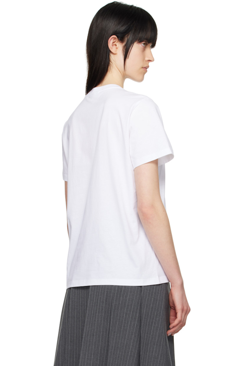 Organic cotton jersey T-shirt.

· Rib-knit crewneck
· Logo, graphic, and text printed at front

Supplier color: Bright white