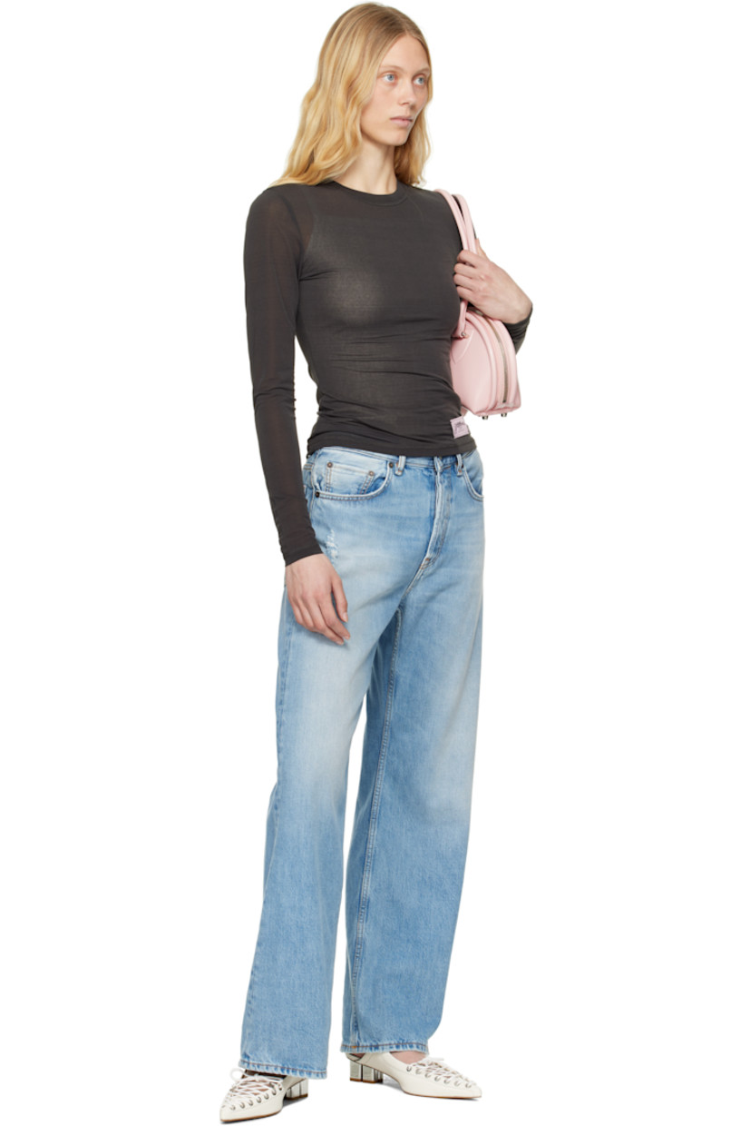 Grained Pélinova® faux-leather mules in off-white. 

· Pointed toe
· Lace-up closure 
· Pin-buckle strap at vamp
· Logo embossed at padded faux-leather footbed
· Logo graphic heel with rubber injection 
· Faux-leather sole with rubber injection
· Logo-engraved silver-tone hardware
· Heel: H1.5"

Supplier color: Egret