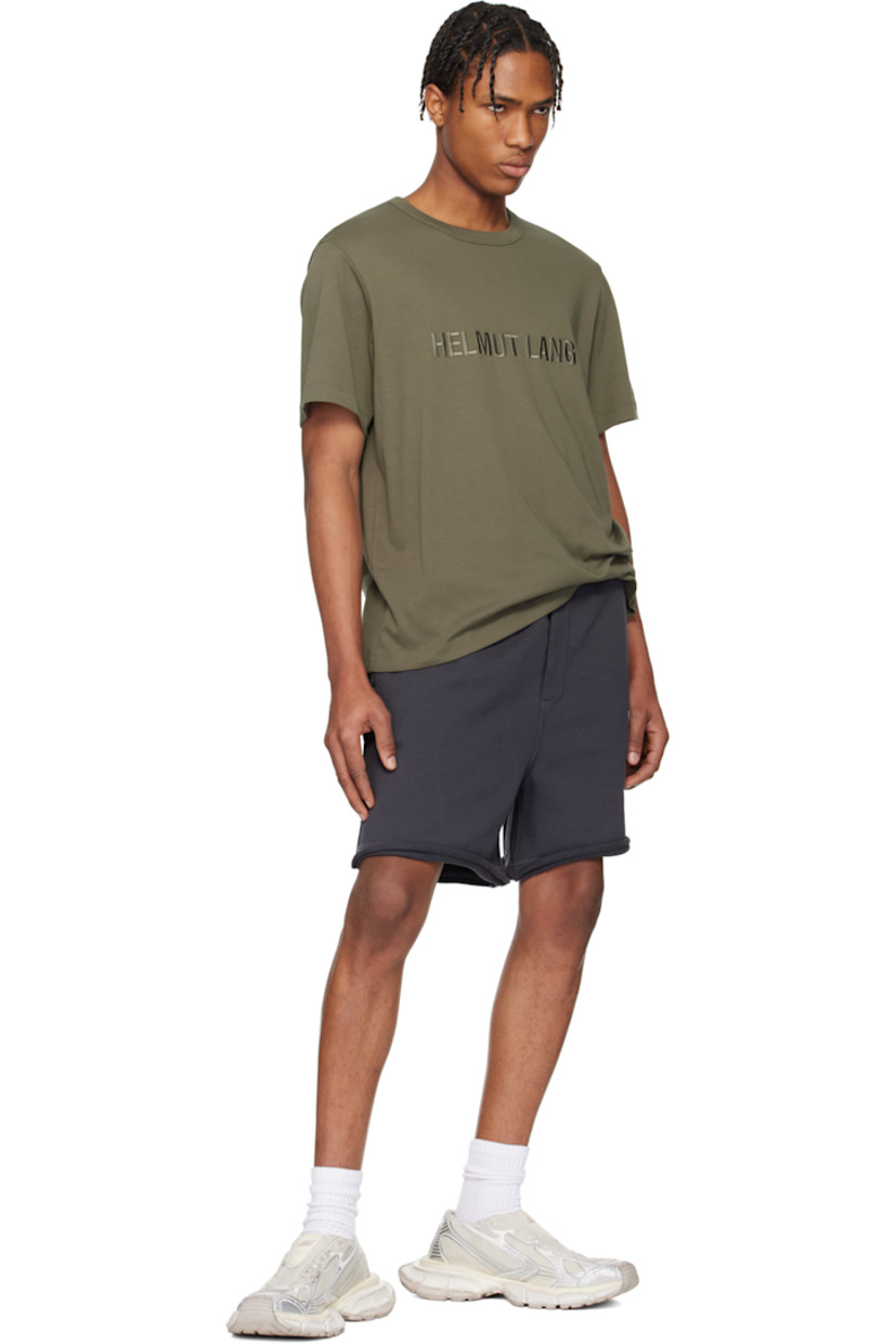 Heavyweight cotton jersey T-shirt. 

· Rib-knit crewneck
· Logo embroidered at chest

Supplier color: Olive