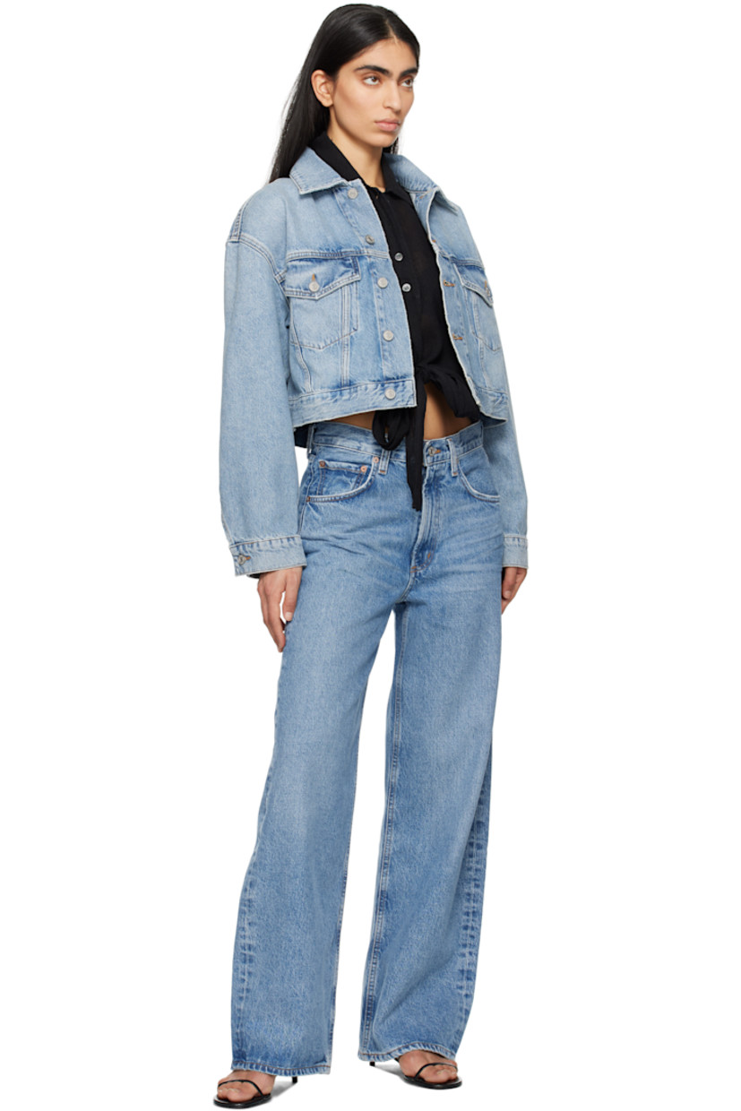 Tapered stretch regenerative cotton-blend denim jeans. Subtle distressing, fading, and whiskering throughout.

· Mid-rise
· Belt loops
· Five-pocket styling
· Zip-fly
· Curved outseams
· Logo-engraved silver- and copper-tone hardware
· Contrast stitching in tan

Supplier color: Fairway