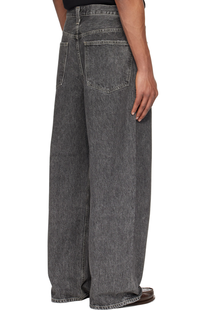 Non-stretch regenerative cotton denim jeans. Fading and subtle distressing throughout.

· Belt loops
· Five-pocket styling
· Button-fly
· Logo-engraved gunmetal-tone hardware

Supplier color: Fresh