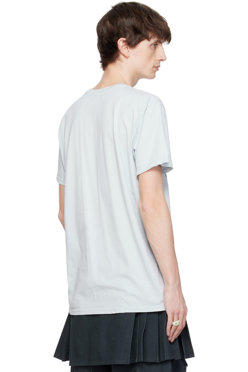 Hand-dyed organic cotton jersey T-shirt. 

· Rib-knit crewneck
· Graphic, logo, and text printed at front

Supplier color: A hug