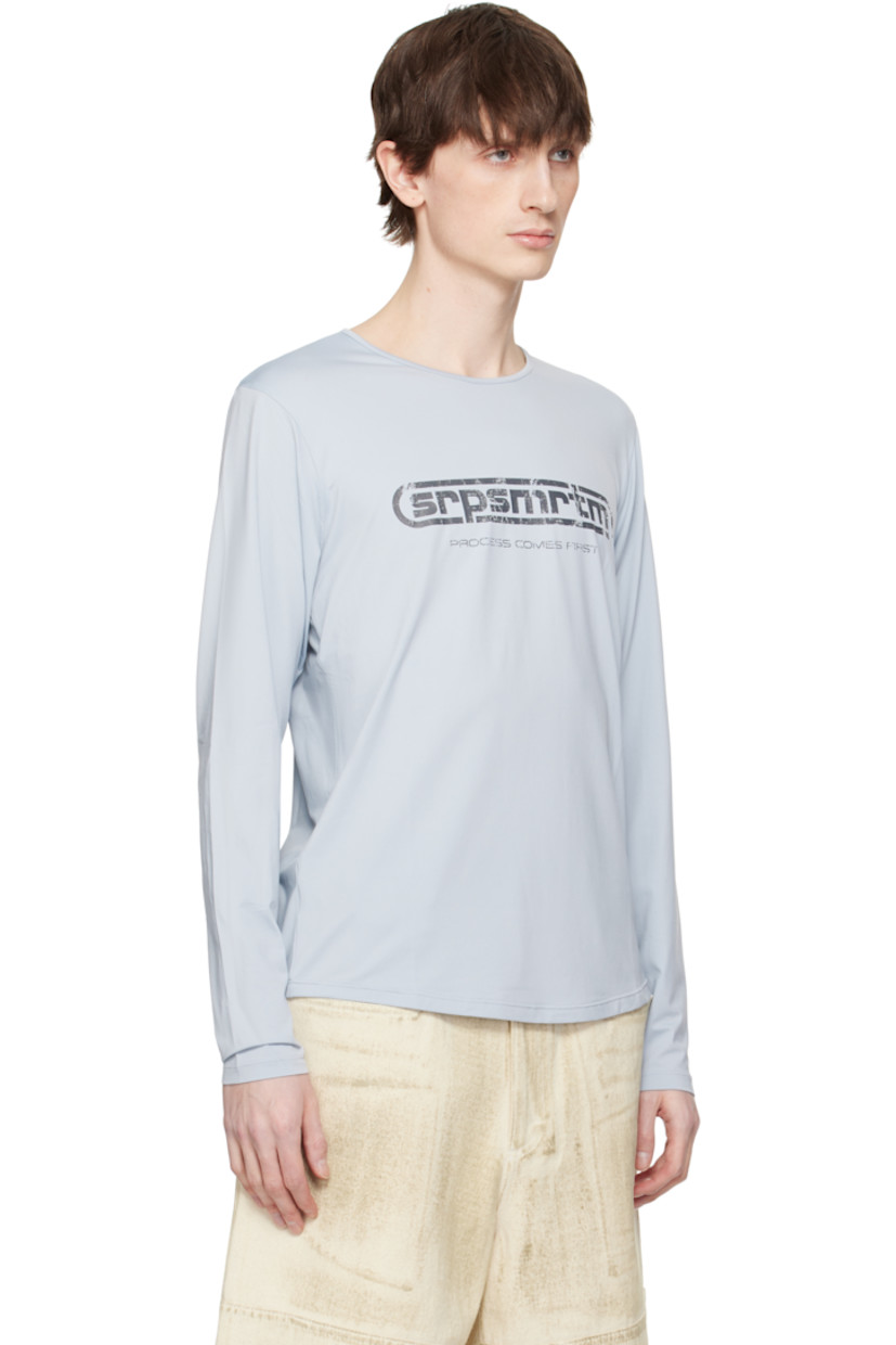 Stretch nylon jersey T-shirt.

· Crewneck
· Logo and text printed at chest

Supplier color: Silver grey