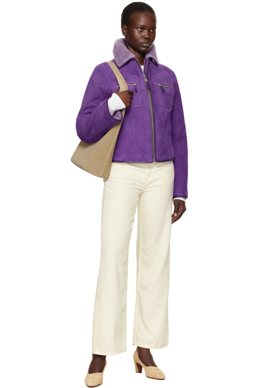 Calfskin suede tote in beige.

· Fixed shoulder strap
· Logo embossed at face
· Magnetic closure
· Patch pocket at interior
· Buffed faux-leather lining
· H10.5" x W11" x D5"
· Total height: H20.5"

Supplier color: Suede sand