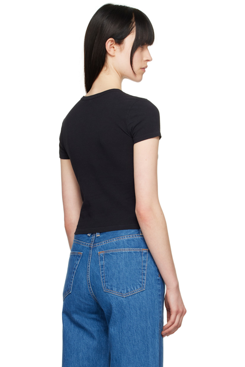 Lightweight cotton jersey T-shirt. Rib-knit crewneck.

Part of the 'American Made' collection. 

Supplier color: Raven