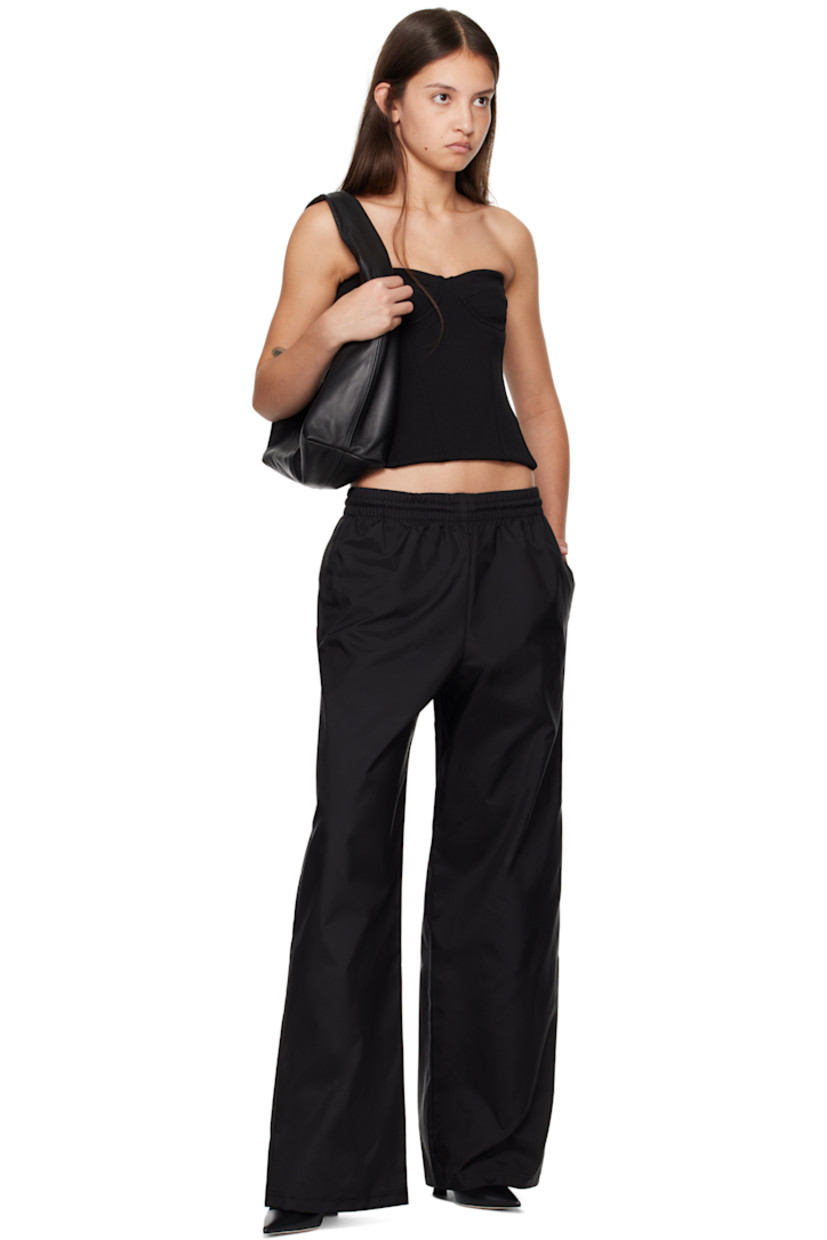 Stretch viscose- and nylon-blend jersey tank top. Boning throughout.

· Sweetheart neck
· Underwire at cups
· Zip closure at back
· Full mesh lining

Supplier color: Black