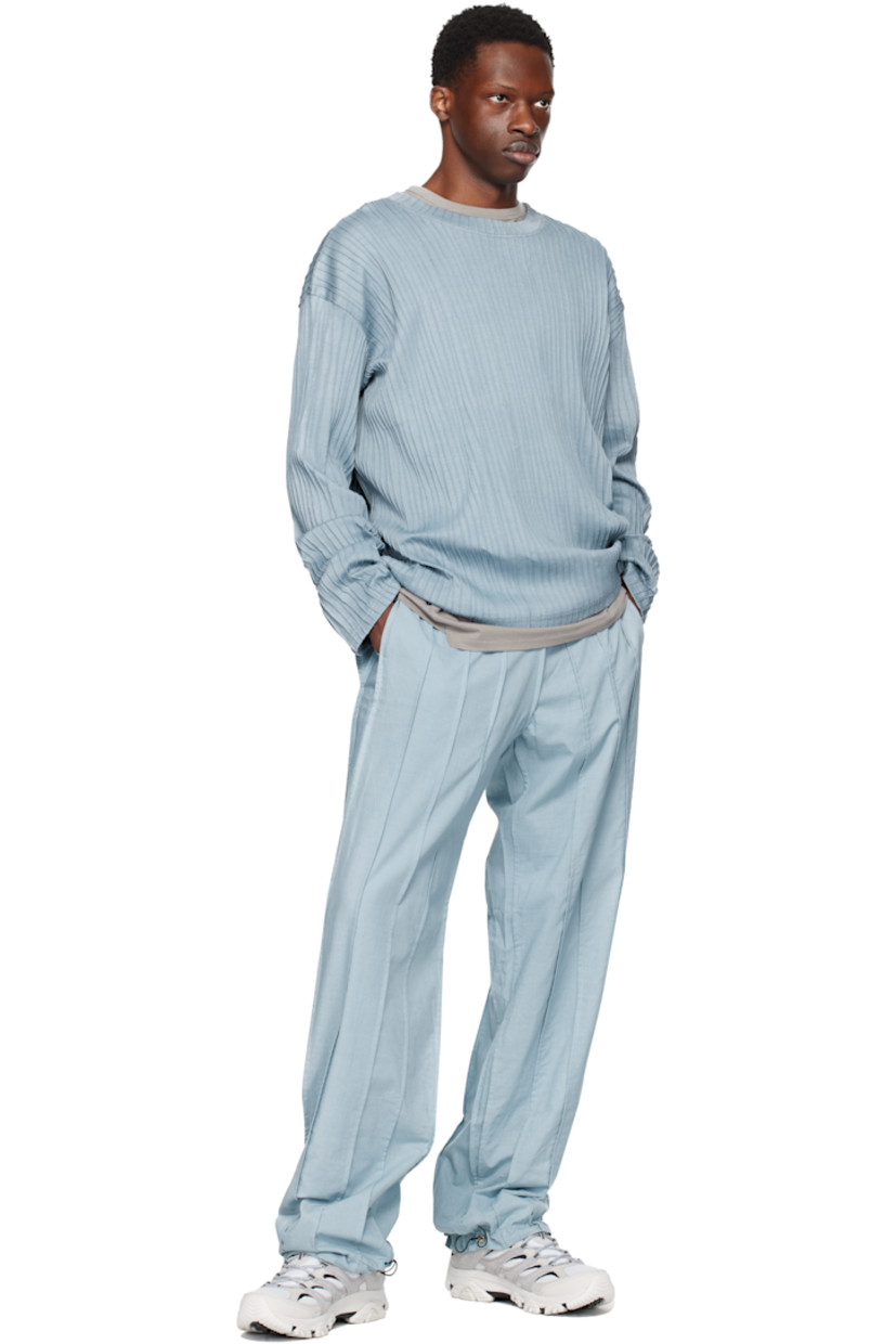 Hand-pleated cotton jersey T-shirt.

· Crewneck
· Dropped shoulders

Supplier color: Citadel