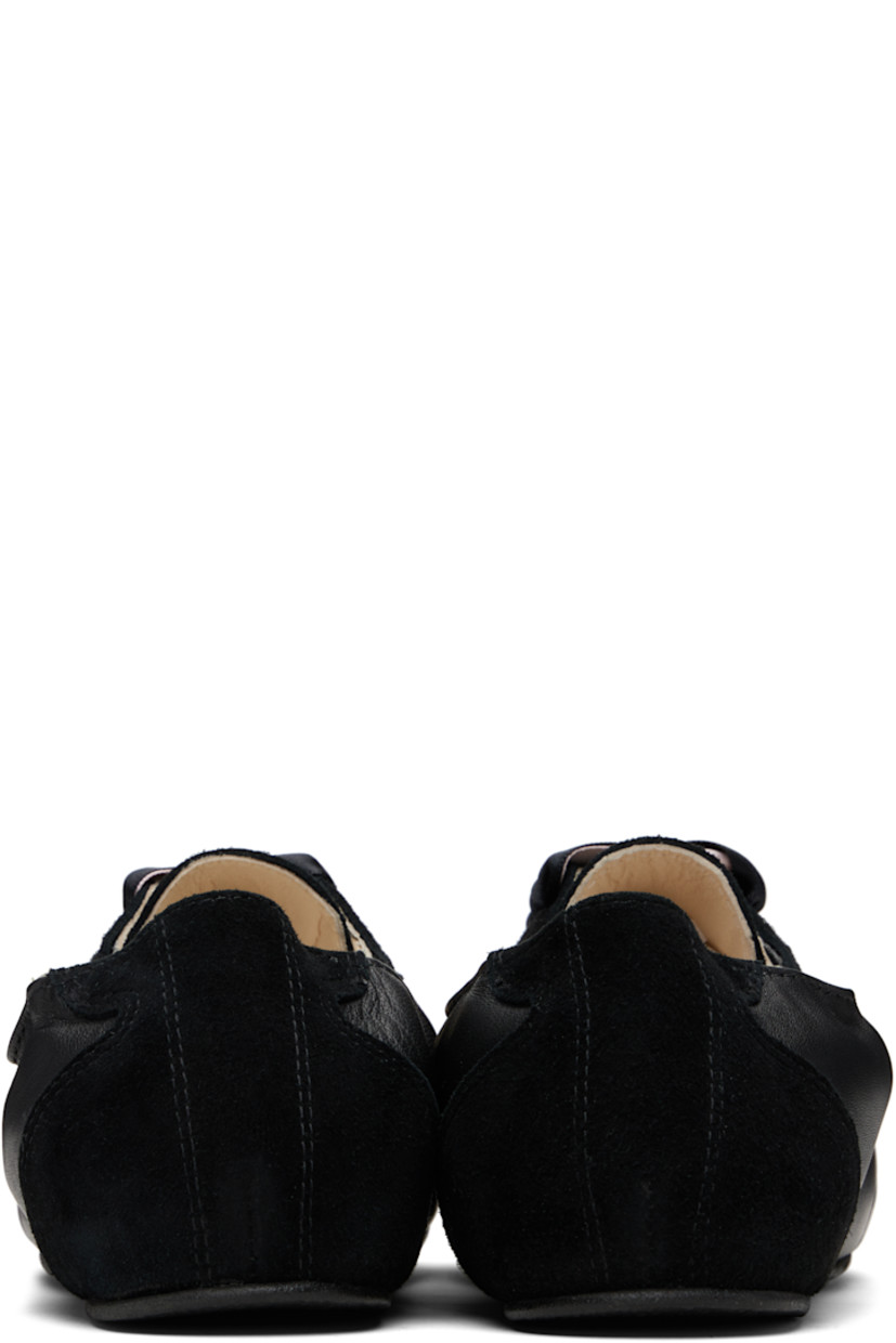 Low-top grained sheepskin and goatskin suede sneakers.

· Lace-up closure
· Logo patch at tongue
· Elasticized collar
· Buffed lambskin lining
· Crêpe rubber sole

Supplier color: Black