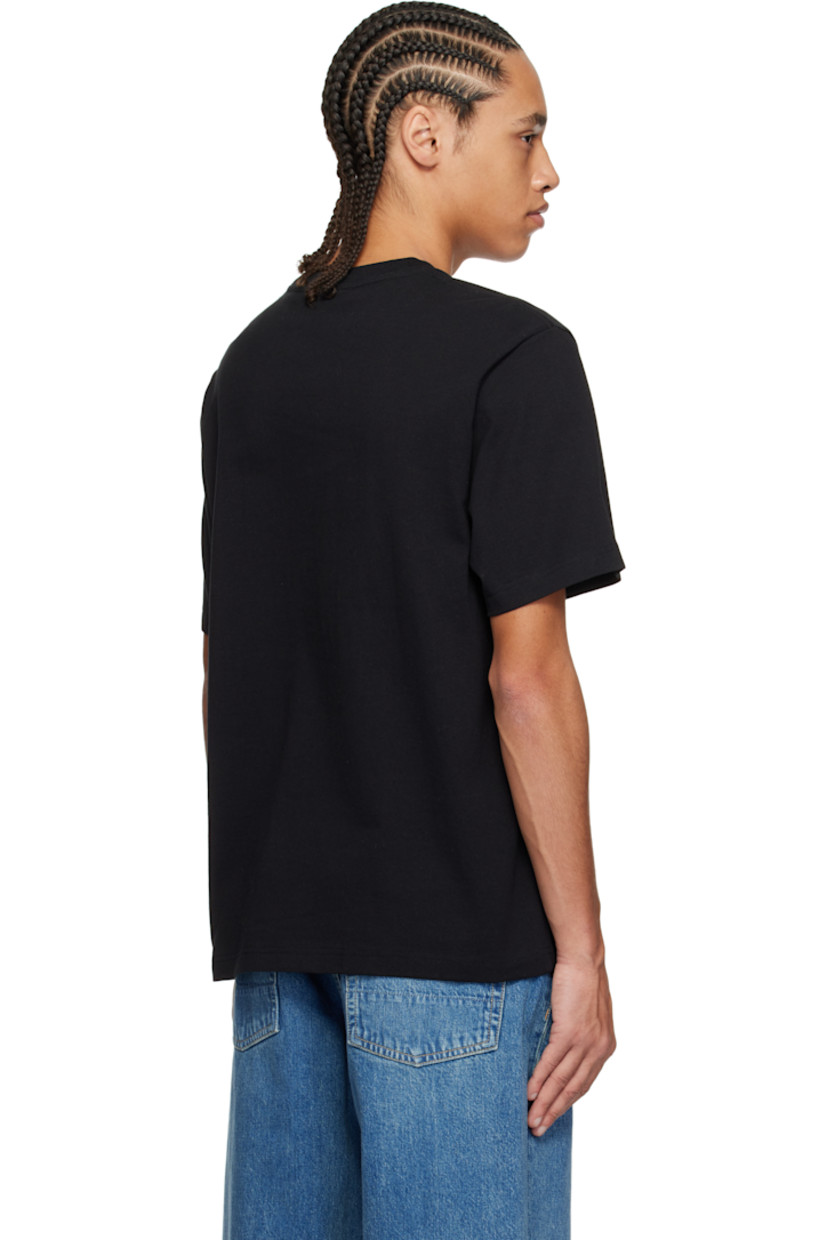 Organic cotton jersey T-shirt.

· Rib-knit crewneck
· Logo printed at chest

Supplier color: Black