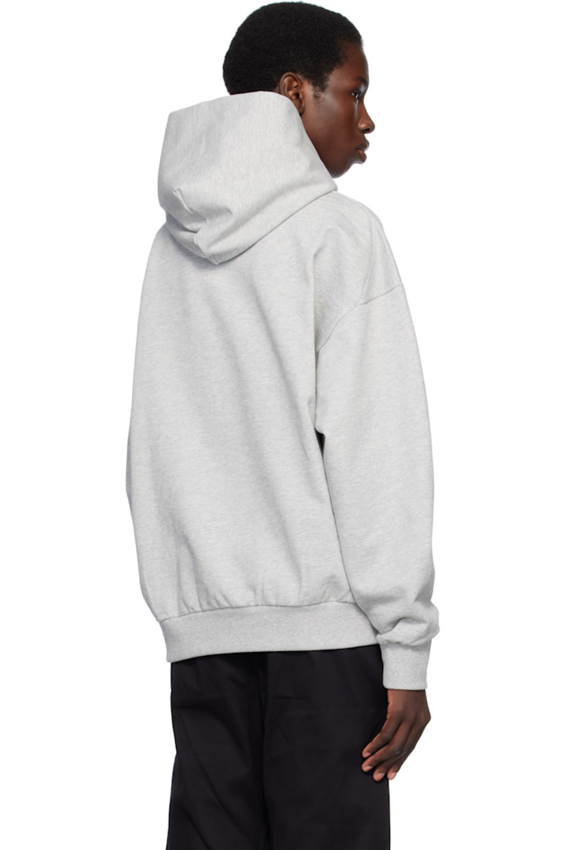 French terry hoodie.

· Logo printed at chest
· Zip closure at asymmetric kangaroo pocket
· Rib-knit hem and cuffs
· Dropped shoulders

Part of the 8.0 collection.

Supplier color: Grey