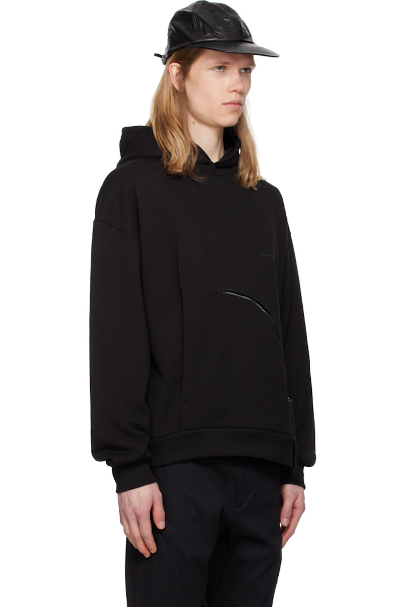 Oversized French terry hoodie.

· Logo printed at chest
· Modified zip kangaroo pocket
· Rib-knit hem and cuffs
· Dropped shoulders

Part of the 8.0 collection.  

Supplier color: Black