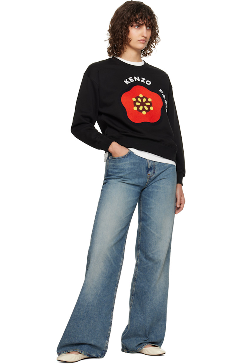 Stretch denim jeans. Fading and whiskering throughout.

· Belt loops
· Five-pocket styling 
· Zip-fly 
· Leather logo patch at back waistband
· Logo-engraved silver-tone hardware
· Contrast stitching in tan

Supplier color: Medium stone blue