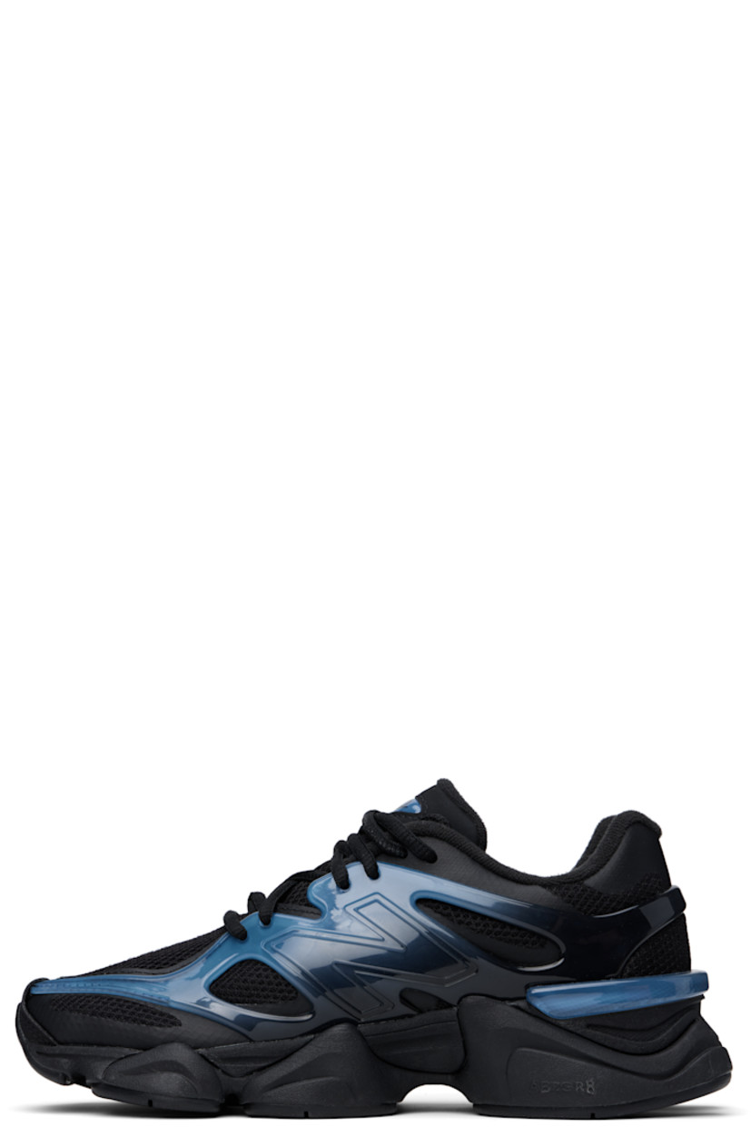 Low-top mesh and rubber sneakers in black and navy.

· Bonded trim throughout
· Lace-up closure
· Inset logo patch at padded tongue
· Padded collar
· Inset logo appliqué at sides
· Fleece lining
· CR stability device at heel
· ABZORB SBS foam rubber midsole
· Treaded rubber sole

Supplier color: Sea stone/Black
