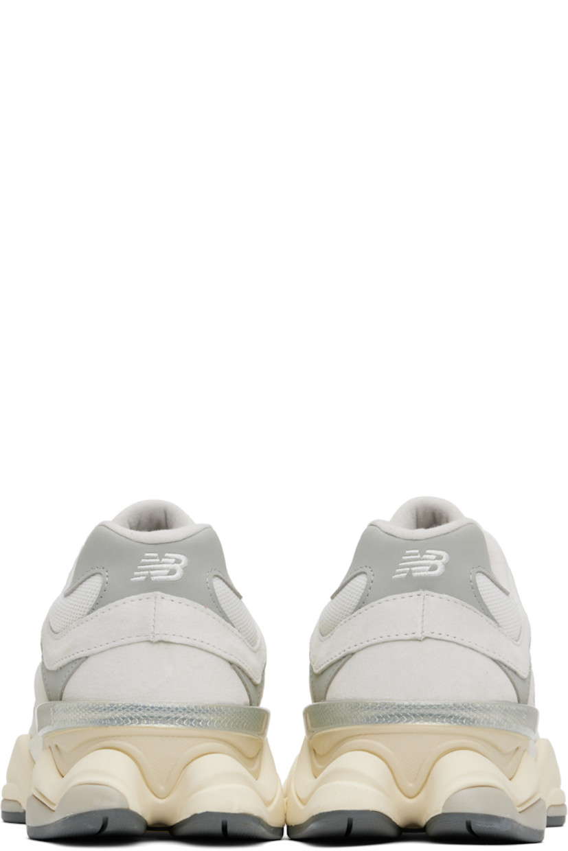 Low-top pigskin suede and mesh sneakers in gray and off-white.

· Logo embroidered at vamp and inner side
· Lace-up closure
· Rubberized logo patch at padded tongue
· Padded collar
· Reflective logo appliqué at outer side
· Logo embroidered at heel tab
· Motion and stability CR appliqué at heel counter
· Fleece lining
· ABZORB SBS foam rubber midsole
· Treaded rubber sole

Supplier color: Sea salt/Concrete/Silver metallic