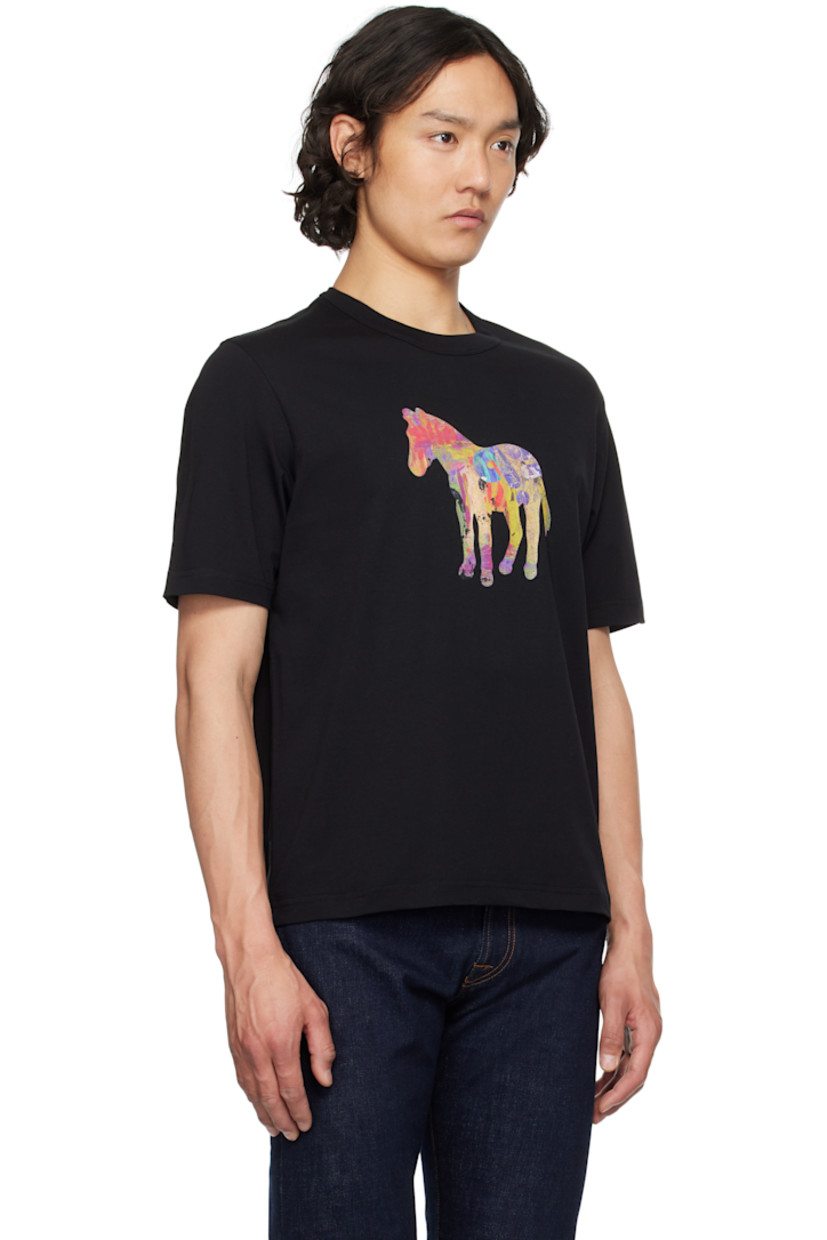 GOTS-certified organic cotton jersey T-shirt.

· Rib-knit crewneck
· Logo graphic printed at chest

Supplier color: Black