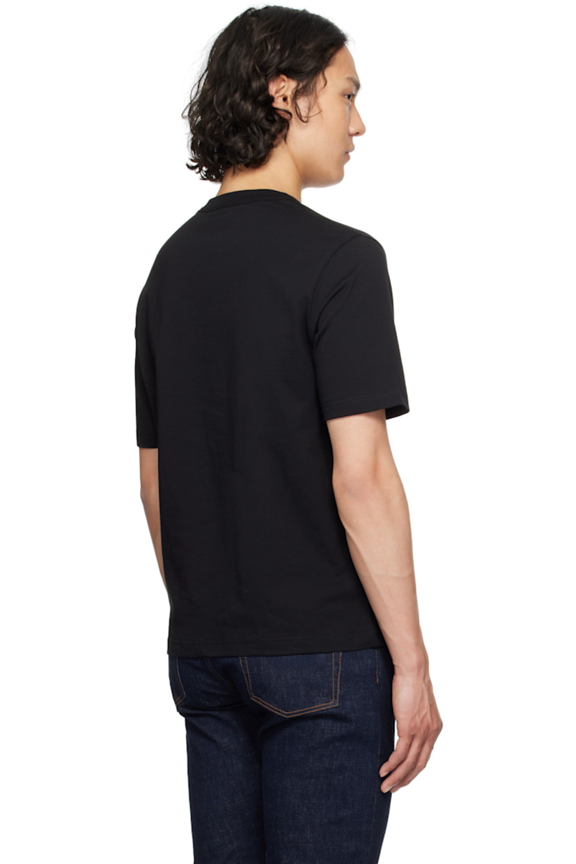 GOTS-certified organic cotton jersey T-shirt.

· Rib-knit crewneck
· Logo graphic printed at chest

Supplier color: Black