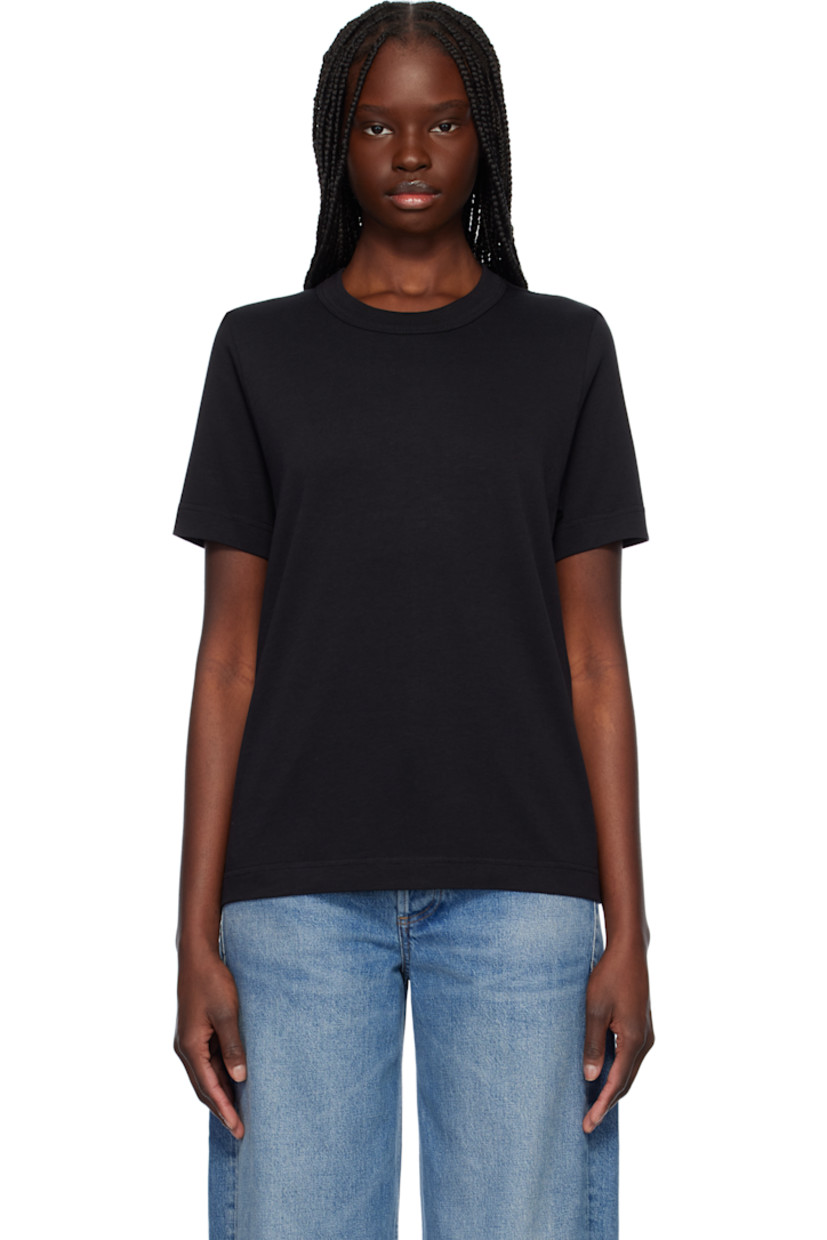 330 gsm Tencel™ lyocell- and pima cotton-blend jersey T-shirt. Rib-knit crewneck.

Supplier color: Black