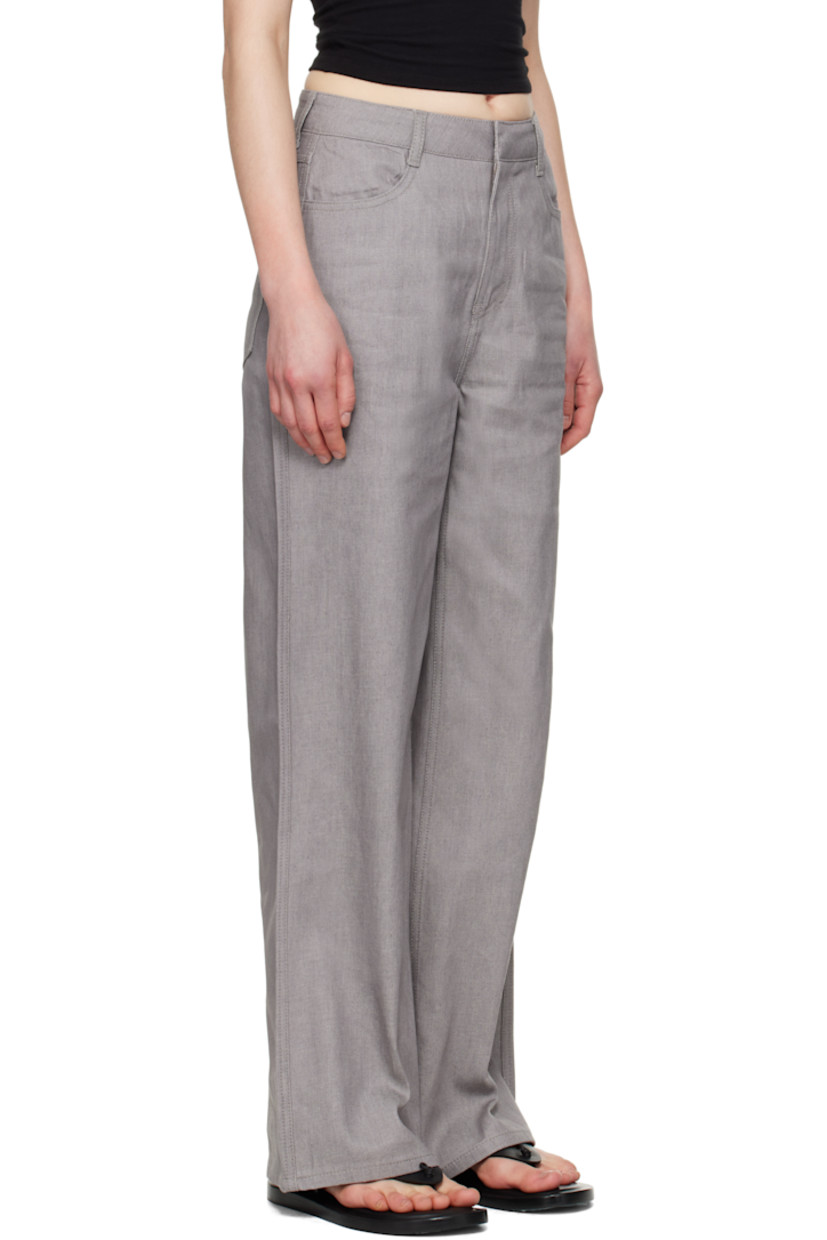 Straight-leg non-stretch denim jeans. 

· Belt loops
· Four-pocket styling
· Zip fly

Supplier color: Light grey