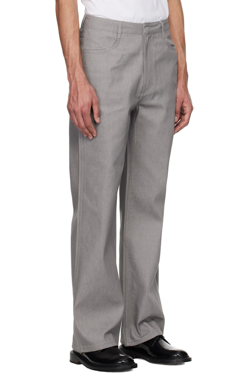Straight-leg 10 oz non-stretch denim jeans.

· Belt loops
· Four-pocket styling
· Zip fly

Supplier color: Light grey