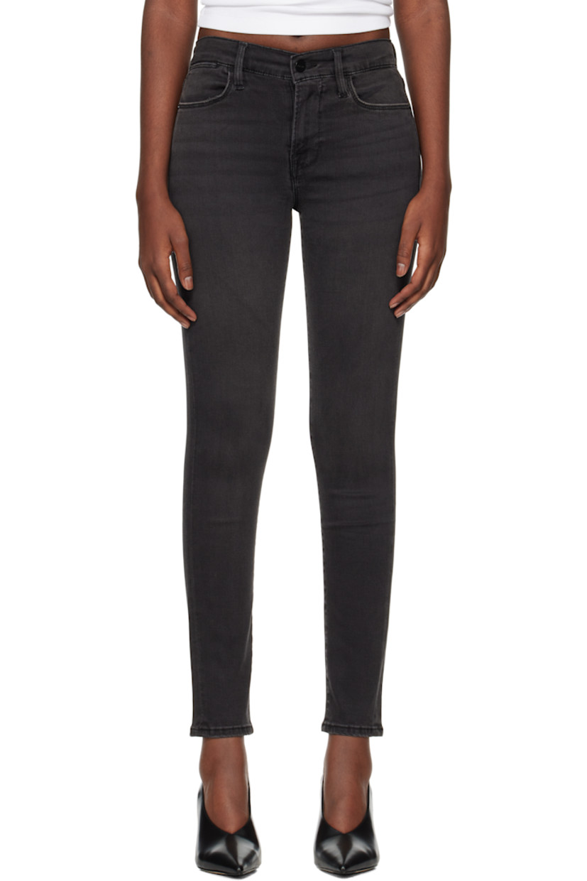 Skinny-fit stretch cotton- and modal-blend denim jeans. Fading and whiskering throughout.

· High-rise
· Belt loops
· Five-pocket styling
· Zip-fly
· Logo-engraved hardware

Supplier color: Kerry
