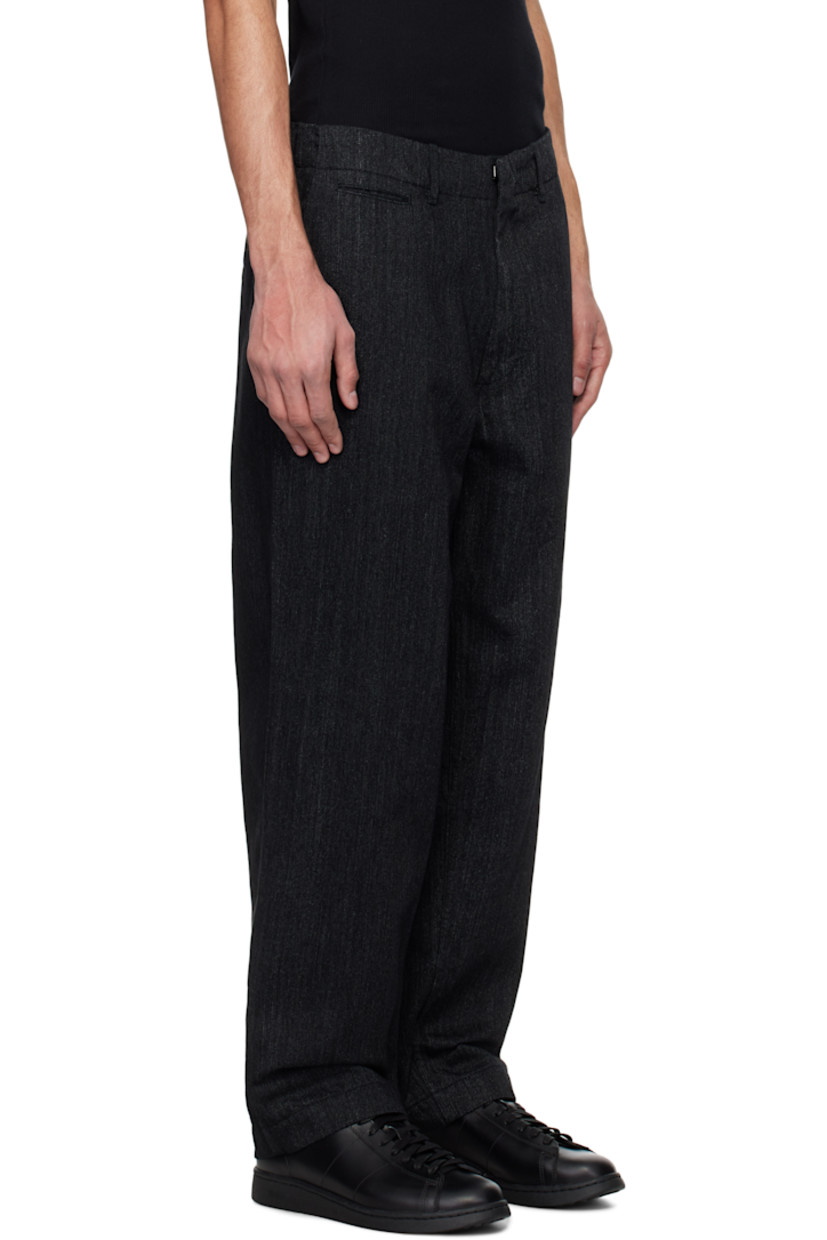 Wide-leg and tapered rope-dyed non-stretch denim jeans. 

· Lightweight and quick-drying
· Belt loops
· Five-pocket styling
· Zip fly
· Gusset at inseam

Part of the ONE OCEAN, ALL LANDS capsule.

Supplier color: Black
