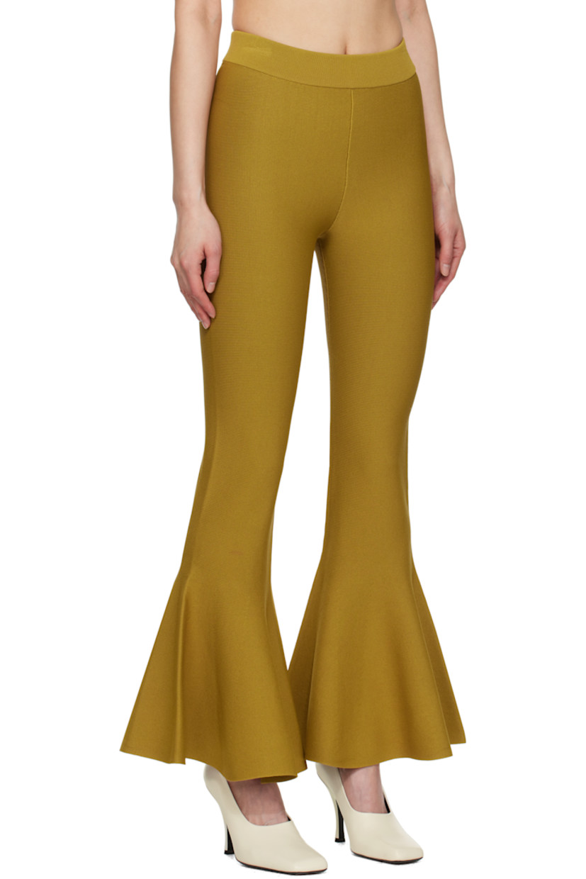 Milano stitch-knit viscose-blend lounge pants. 

· Flared leg 
· Elasticized waistband

Supplier color: Havana