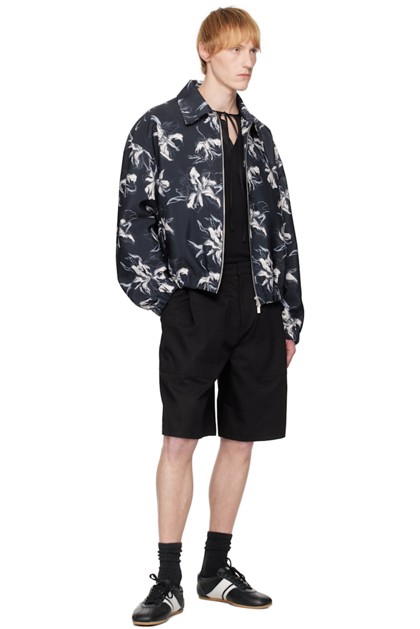Cotton twill shorts. 

· Belt loops
· Adjustable cinch tabs at waistband
· Four-pocket styling
· Zip fly
· Logo hardware at back waistband

Available exclusively at SSENSE.

Supplier color: Bk