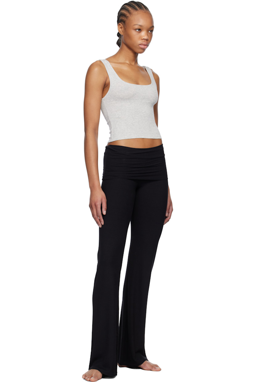 Pack of three lightweight stretch cotton ribbed jersey tank tops.

· Square neck
· Cropped hem
· Logo patch at back collar

Supplier color: Sugar pink multi