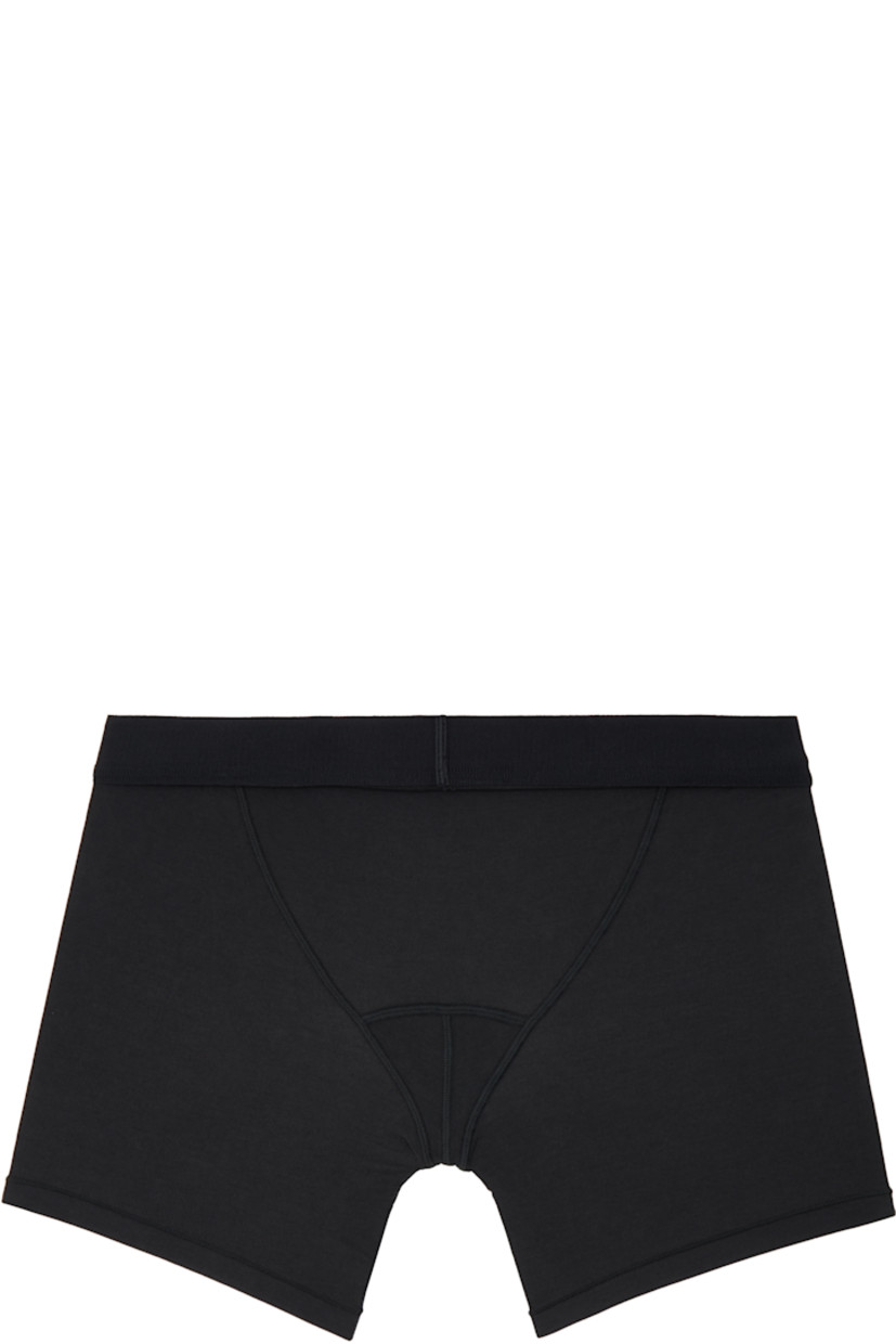 Pack of three stretch cotton- and modal-blend jersey boxer briefs.

· Breathable
· Logo patch at elasticized waistband
· Partially lined

Supplier color: Onyx